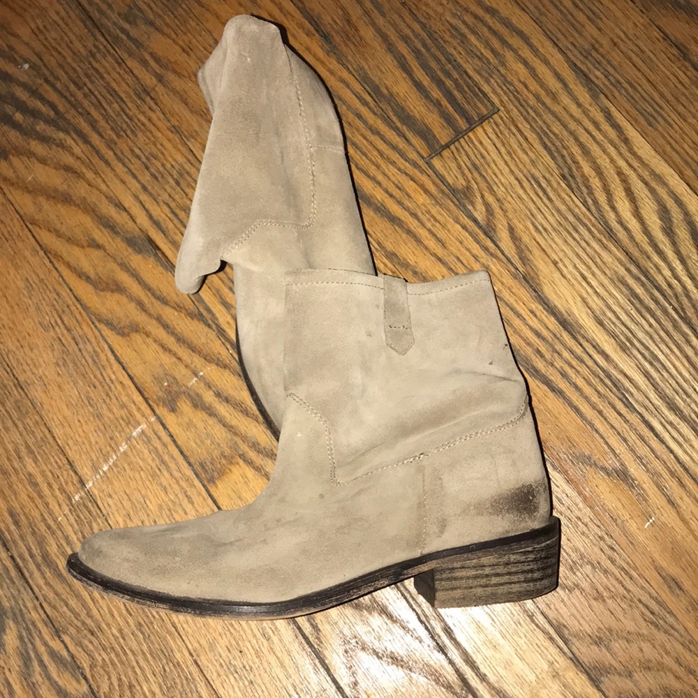 Zara suede booties